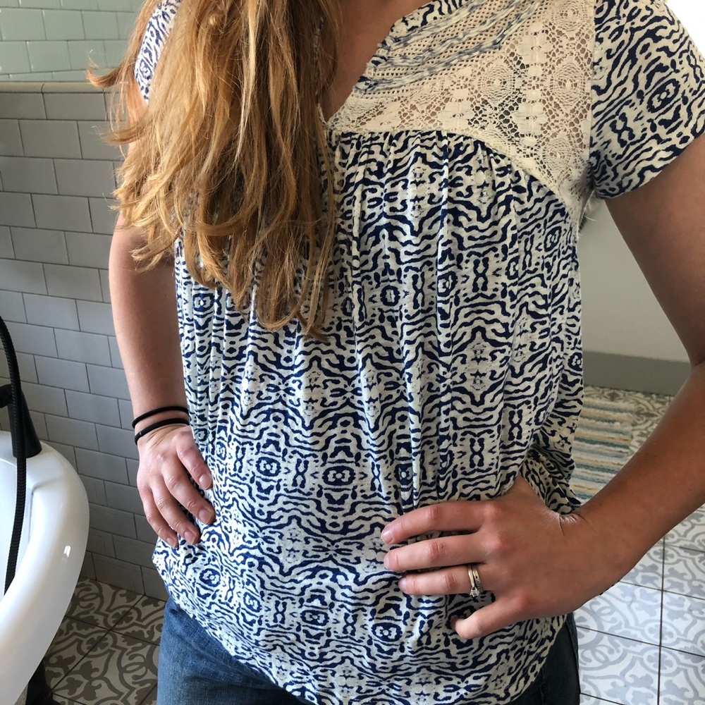 Anthropologie t-shirt blouse